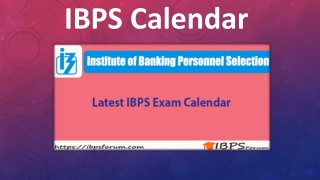 IBPS Calendar 2018 | Details Related To Various Activity & Exams Of IBPS