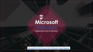 The Quickest & Easiest Way to Pass 2019 Microsoft MS-300 Exam through Microsoft MS-300 Dumps