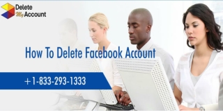 Get assistance from experts on how to delete facebook account