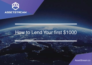 Here's what you need to know to lend your first 1000