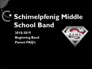 Schimelpfenig Middle School Band