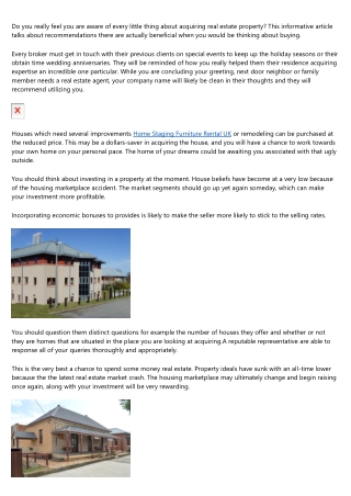 Buy A Home With This Particular Useful Advice