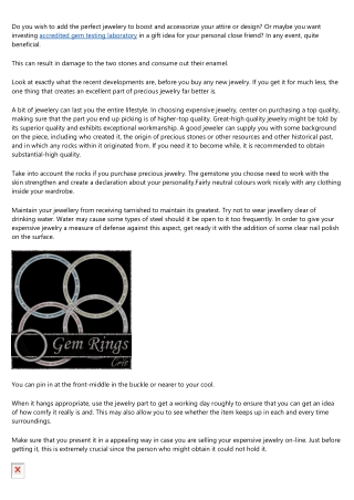 Precious Guidance When It Comes To Expensive jewelry