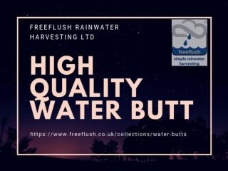Buy Amazing High Quality Water Butt