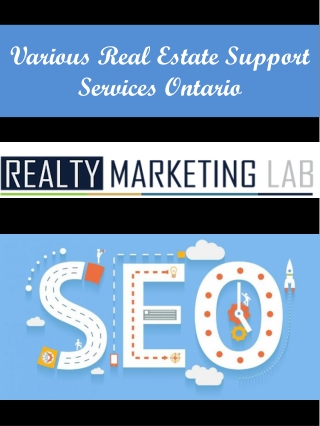 Various Real Estate Support Services Ontario