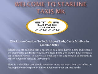 Milton Keynes airport transfers