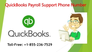 Dial QuickBooks Payroll Support Phone Number 1 855-236-7529 and improve your QuickBooks performance