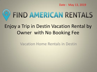 Enjoy a Trip in Destin Vacation Rental by Owner with No Booking Fee