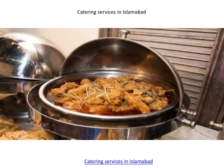 catering companies in Islamabad