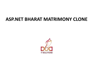 ASP.NET BHARAT MATRIMONY CLONE | WEBSITE SCRIPTS