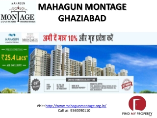 Mahagun Montage, Ghaziabad, Price List