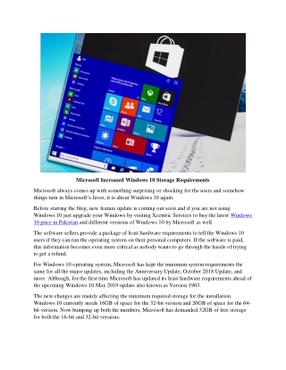 Buy the latest Windows 10 price in Pakistan