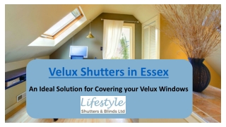 Velux Shutters in Essex