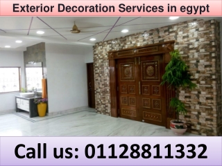 Exterior Decoration Services in egypt