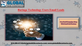 Baringa Technology Users Email Leads