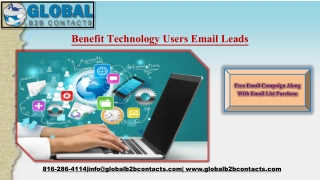 Benefit Technology Users Email Leads