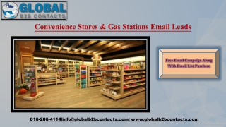 Convenience Stores & Gas Stations Email Leads