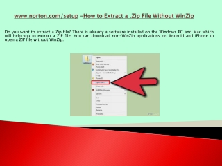 How to Extract a .Zip File Without WinZip