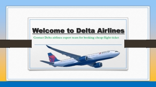 Book Cheap Flight Ticket by Delta Airlines Phone Number