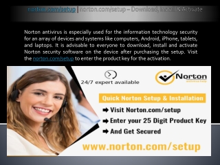 norton.com/setup | Go to the Installed Software of the Norton product