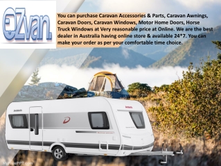 Get a way to search Caravan Parts & Accessories Easily