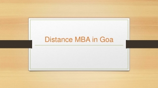 Distance MBA in Goa – MIT School of Distance Education
