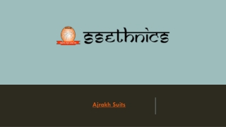 Ajrakh Suits Online Shopping ssethnics