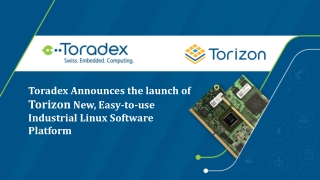 Toradex Announces the launch of Torizon: New, Easy-to-use Industrial Linux Software Platform