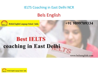 IELTS Coaching in East Delhi NCR