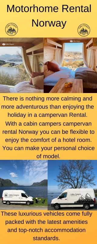 Explore Norway with campervan Rental Oslo