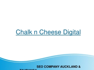 SEO Company Auckland - Chalkncheesedigital