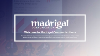 Professional Tender Writing - Madrigal Communications