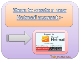 How to create a new Hotmail account?