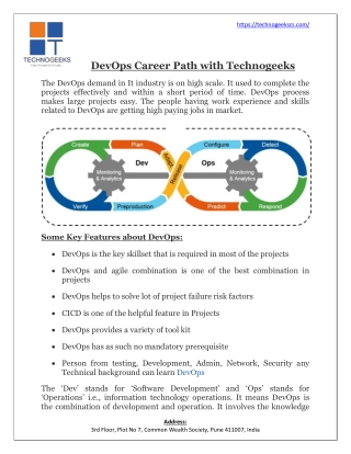 DevOps Career Path with Technogeeks