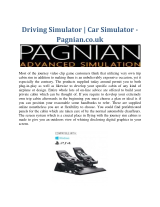 Pagnian Advanced Simulation