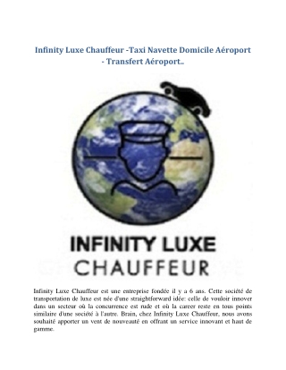 Infinity Luxe Chauffeur