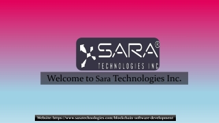 Blockchain Software Development Company in San Diego | Hire Blockchain Software Developer - Sara Technologes