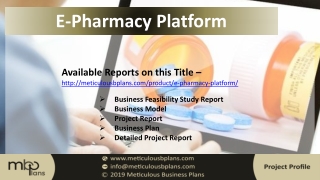 E-Pharmacy Platform