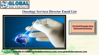 Oncology Services Director Email Leads