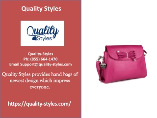 Quality-Styles Stylish Handbags Online