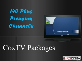 Cox TV Packages | IRG Digital