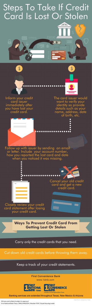 Steps To Take If Credit Card Is Lost Or Stolen