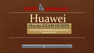 What Make Huawei H13-611 Dumps PDF through Real Exam Dumps don't Want You to Know?