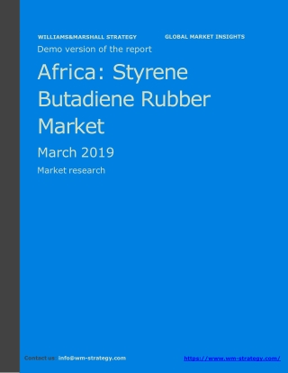 WMStrategy Demo Africa SBR Market March 2019