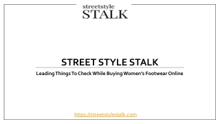 Leading Things To Check While Buy Women Footwear Online