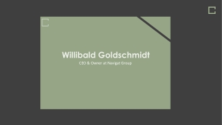 Willi Goldschmidt - CEO & Owner at Navigat Group