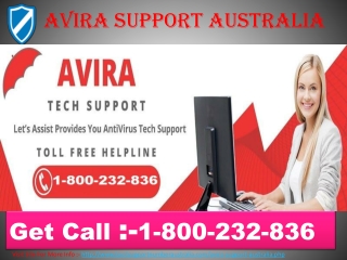 Get Help For MAC & WINDOWS Avira Antivirus Customer Support Number Australia 1-800-232-836