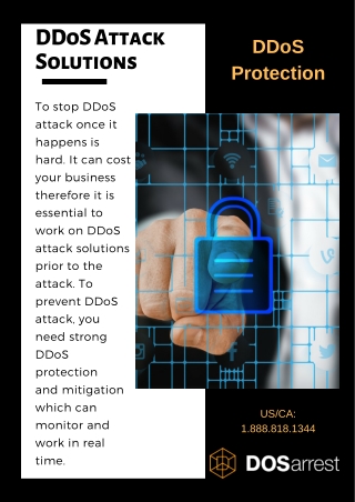 DDoS Attack Solutions