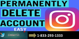 " How to delete Instagram account on the Android mobile phone? 1-833-293-1333 "