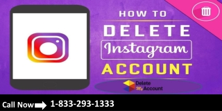 How to delete Instagram Account on iPhone? 1-833-293-1333